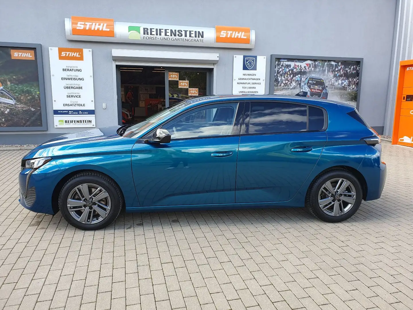 Peugeot 308 Allure 130 HDI EAT8 SHZ 360°K ALARM KOMFORT Bleu - 2