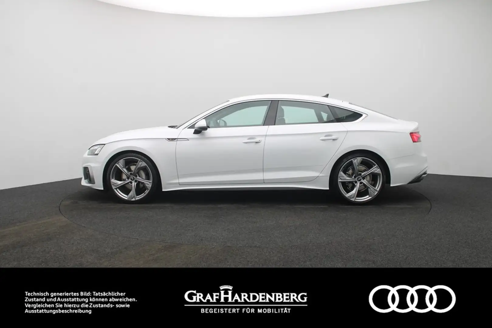 Audi A5 Sportback 40 TFSI quattro S line Matrix Navi Weiß - 2