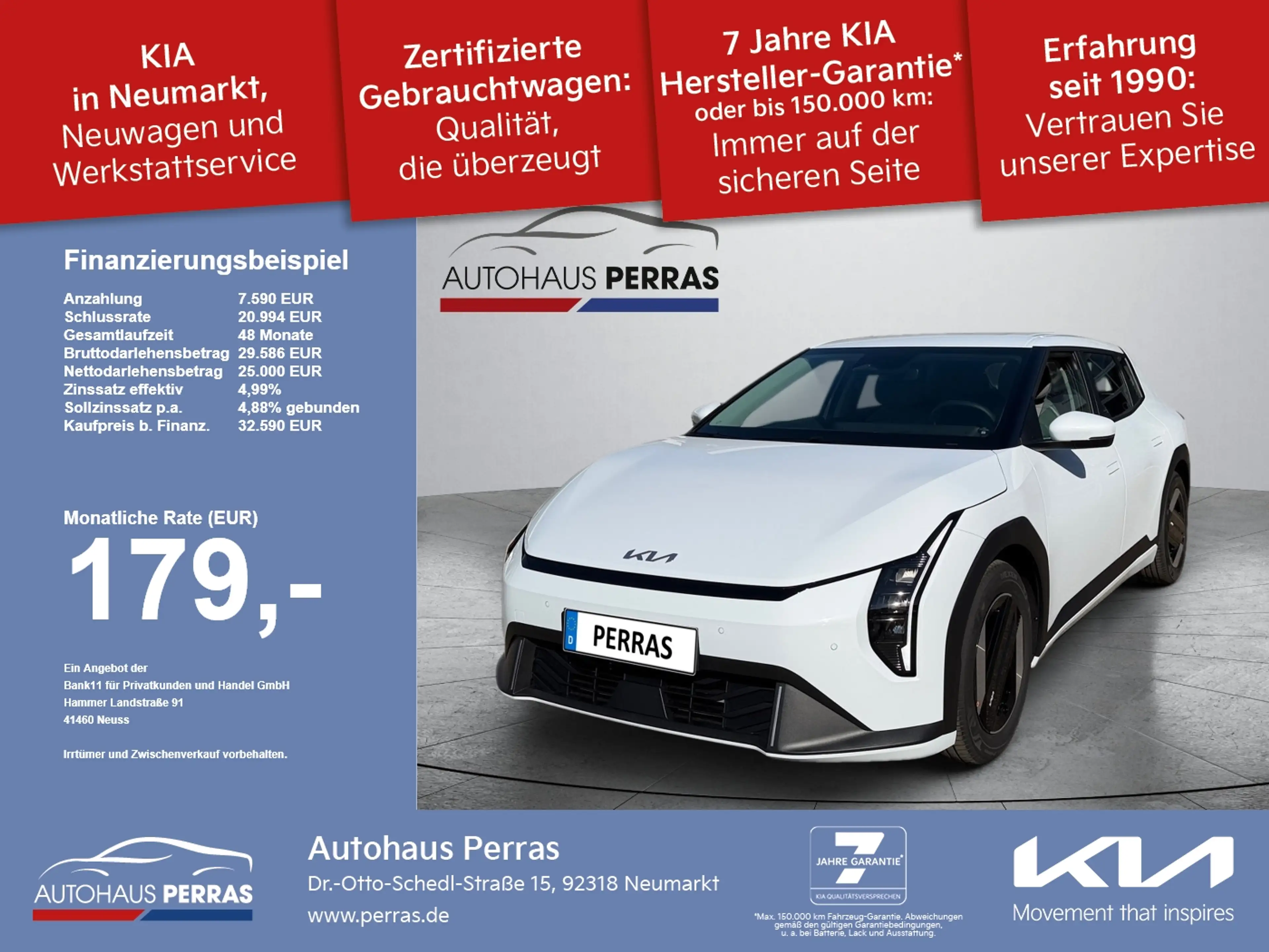 Kia EV4 58 FWD AIR WP ACC+Winterp.+LM+PDC+AUT+SpurH