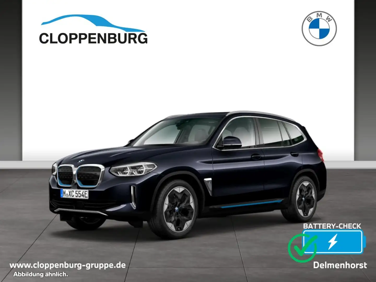 BMW iX3 Gestiksteuerung Head-Up HK HiFi DAB LED AHK Noir - 1