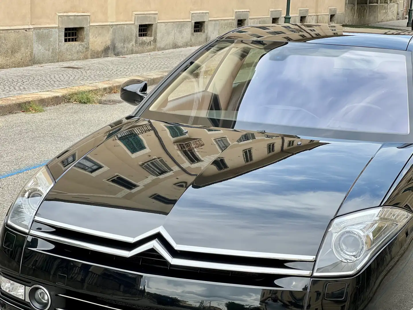 Citroen C6 3.0 HDi V6 24V Bi-Turbo 241cv aut. Hydractive Exclusive "UNICO PROPRIETARIO-HI FI JBL-HEAD UP DISPLAY-SPOILER AUTOMATICO" Schwarz - 2