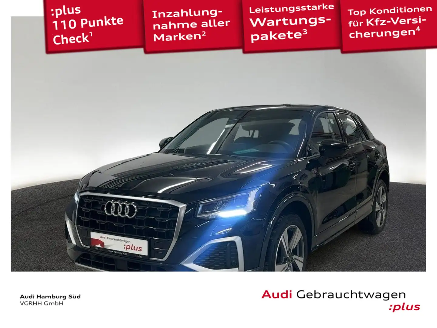 Audi Q2 30 TFSI advanced Navi Sitzhzg Kamera Schwarz - 1