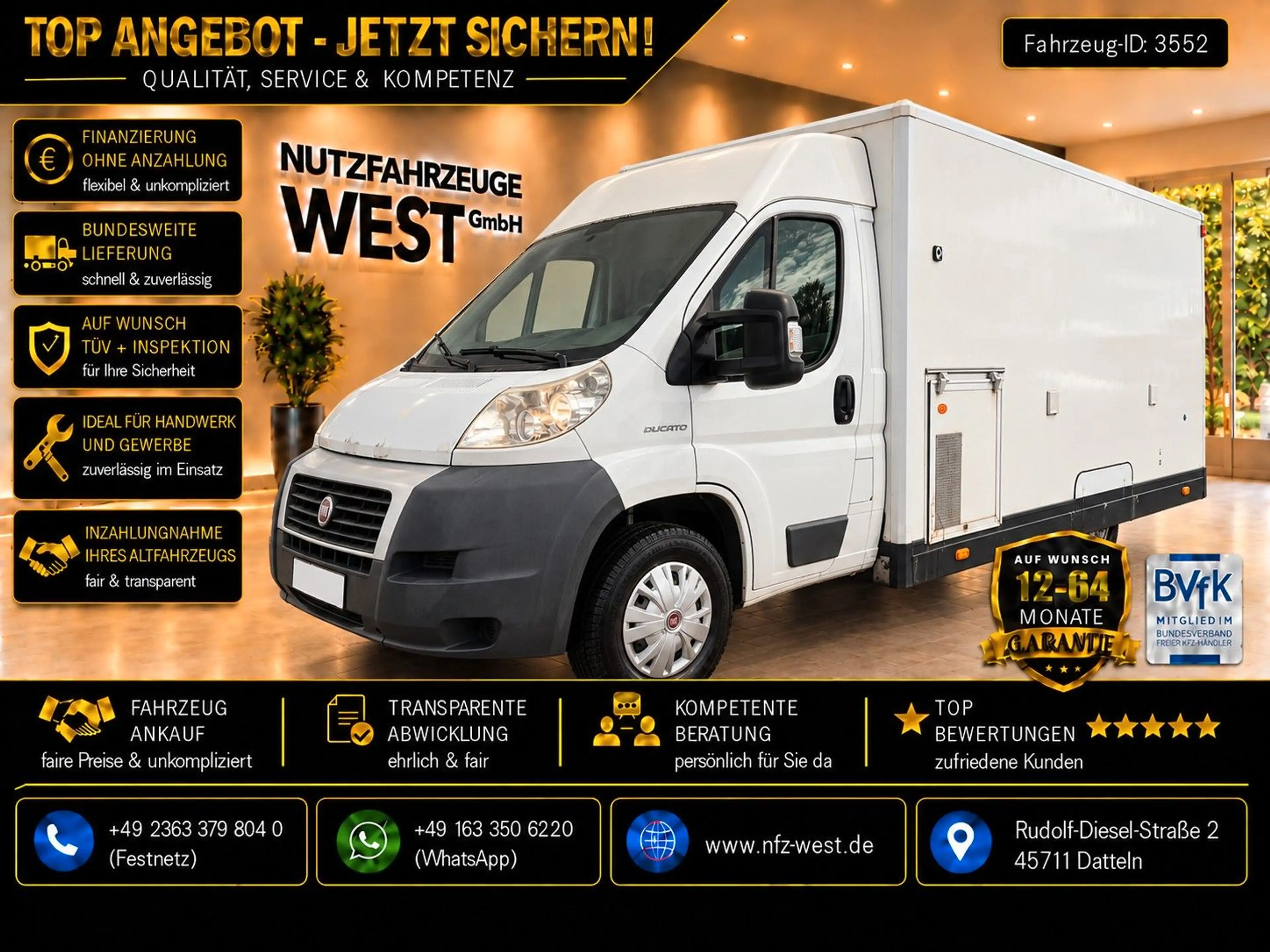 Fiat Ducato Verkaufswagen*Food Truck*Imbiss-Wagen*