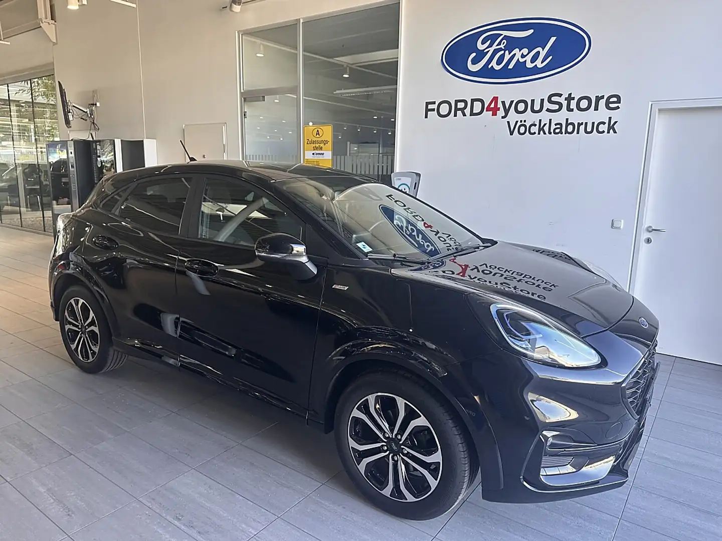 Ford Puma 1,0 EcoBoost Hybrid ST-Line Design Schwarz - 1
