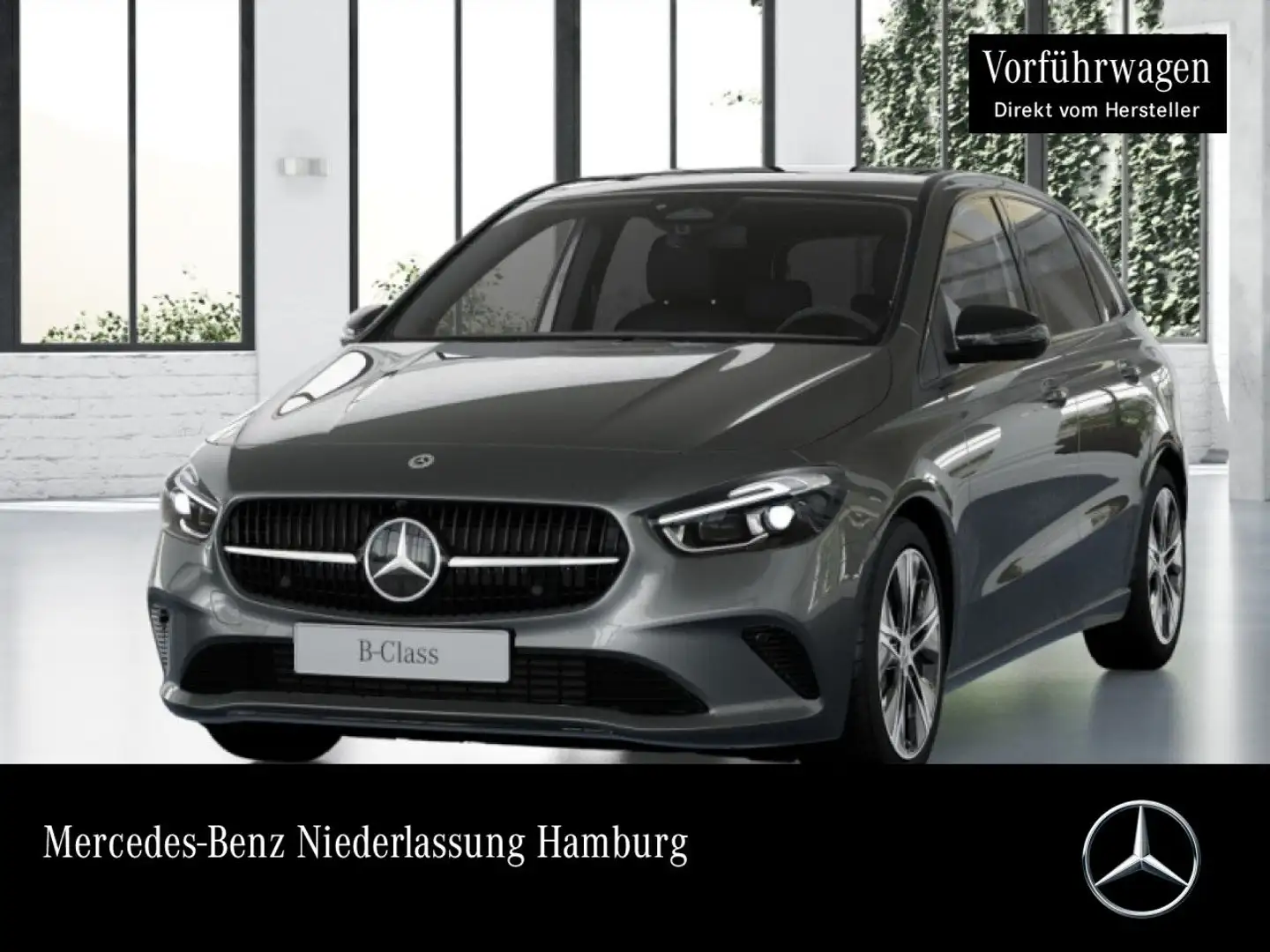 Mercedes-Benz B 200 PROGRESSIVE+NIGHT+PANO+AHK+MULTIBEAM+KAMERA Grau - 1