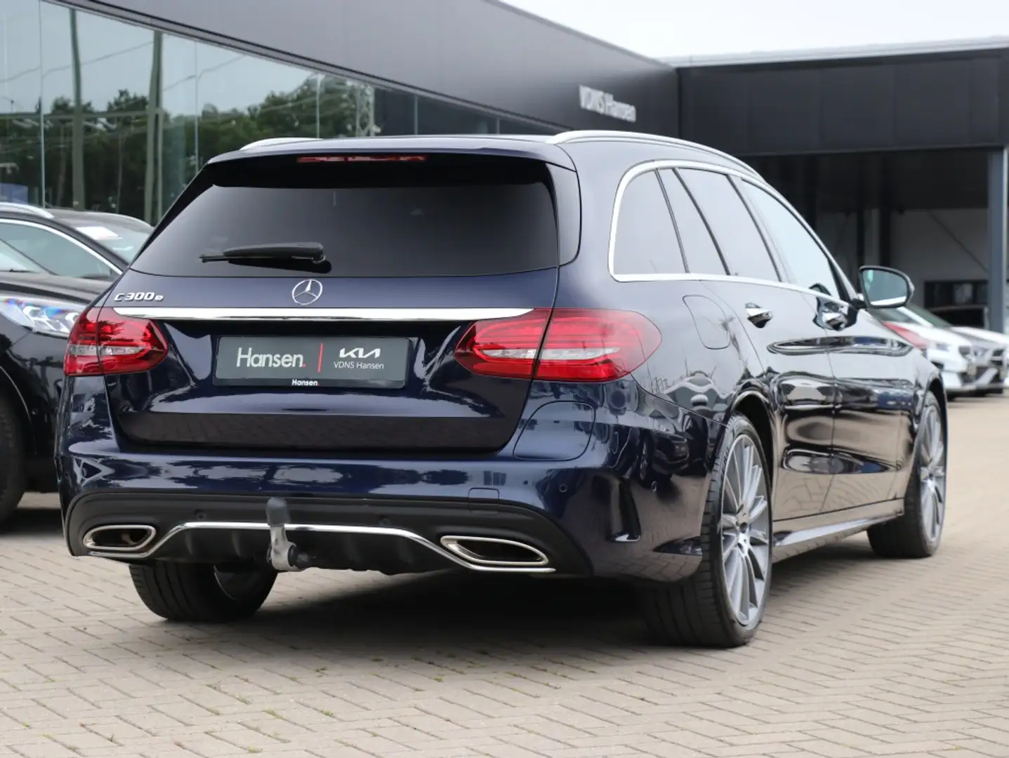 Mercedes-Benz C 300 e Business Solution AMG I Trekhaak I Leder I Burme Blauw - 2