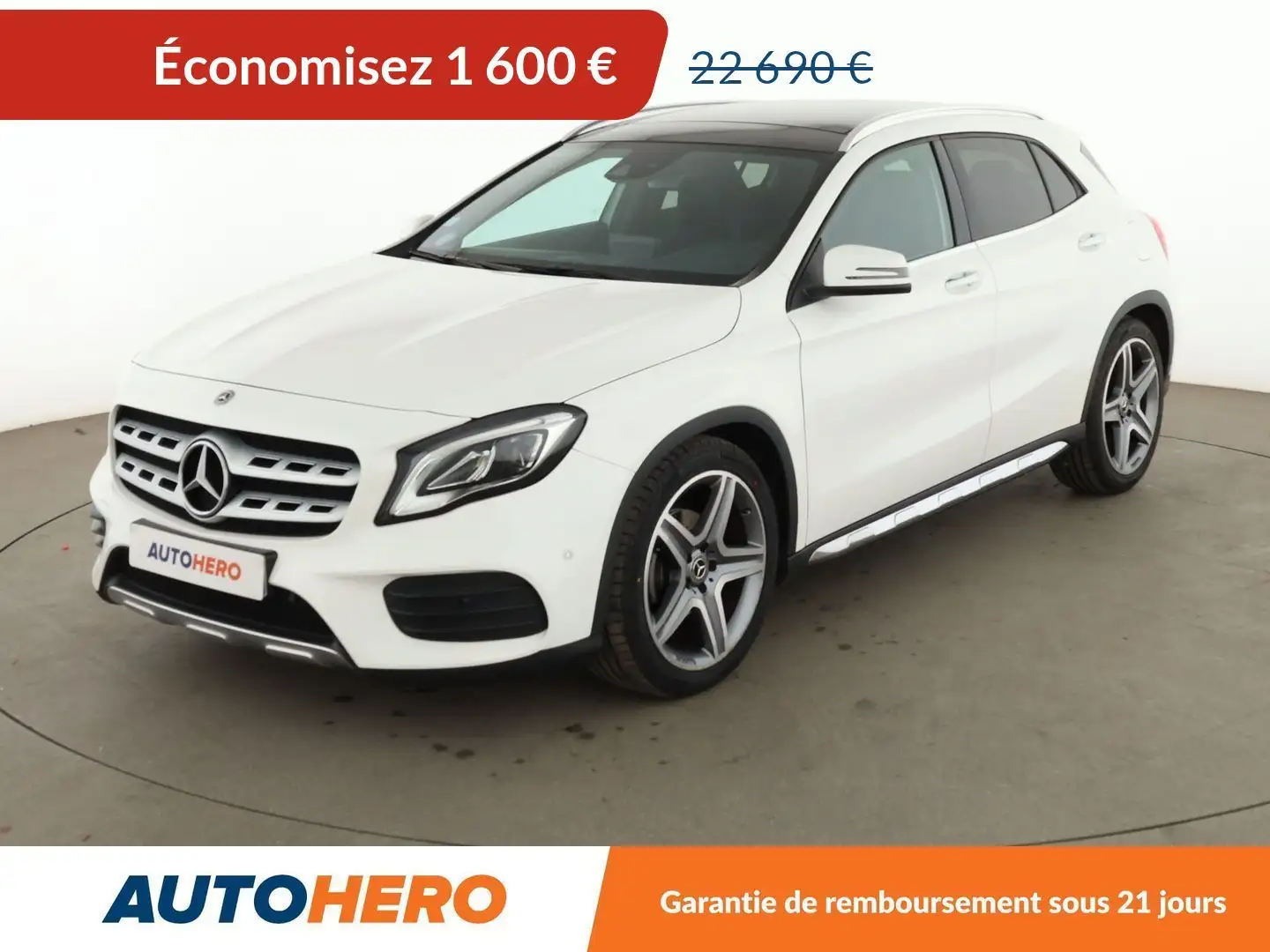 Mercedes-Benz GLA 180 180 Fascination 7G-DCT Blanc - 1