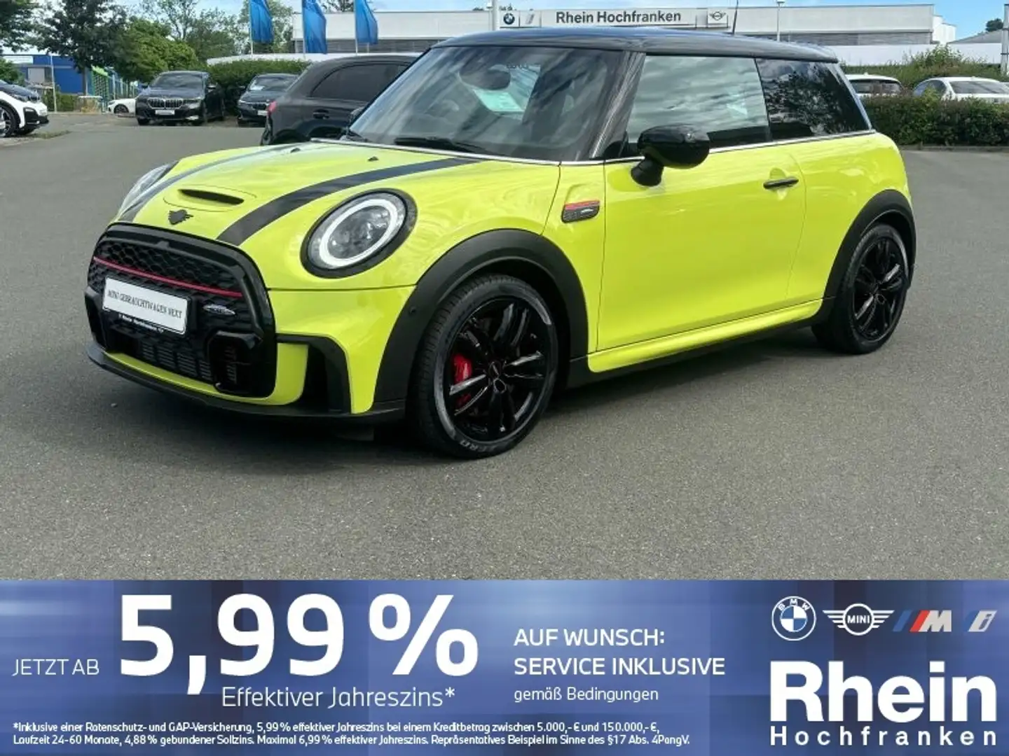 MINI John Cooper Works LED HUD NAVI ACC RFK APPLECAR Gelb - 1
