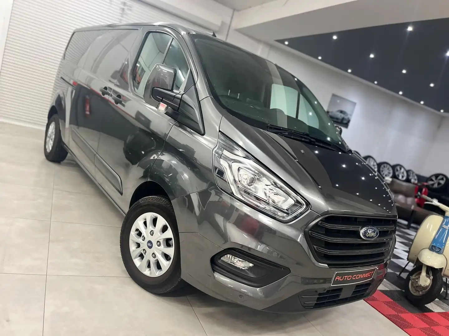Ford Transit Custom *CLIM*NAVI*RADAR*ATT REM*NEUVE* Gris - 1