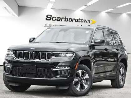 Black 2023 Jeep Grand Cherokee 4xe SUV / Crossover Four-Wheel Drive 8-Speed Automatic