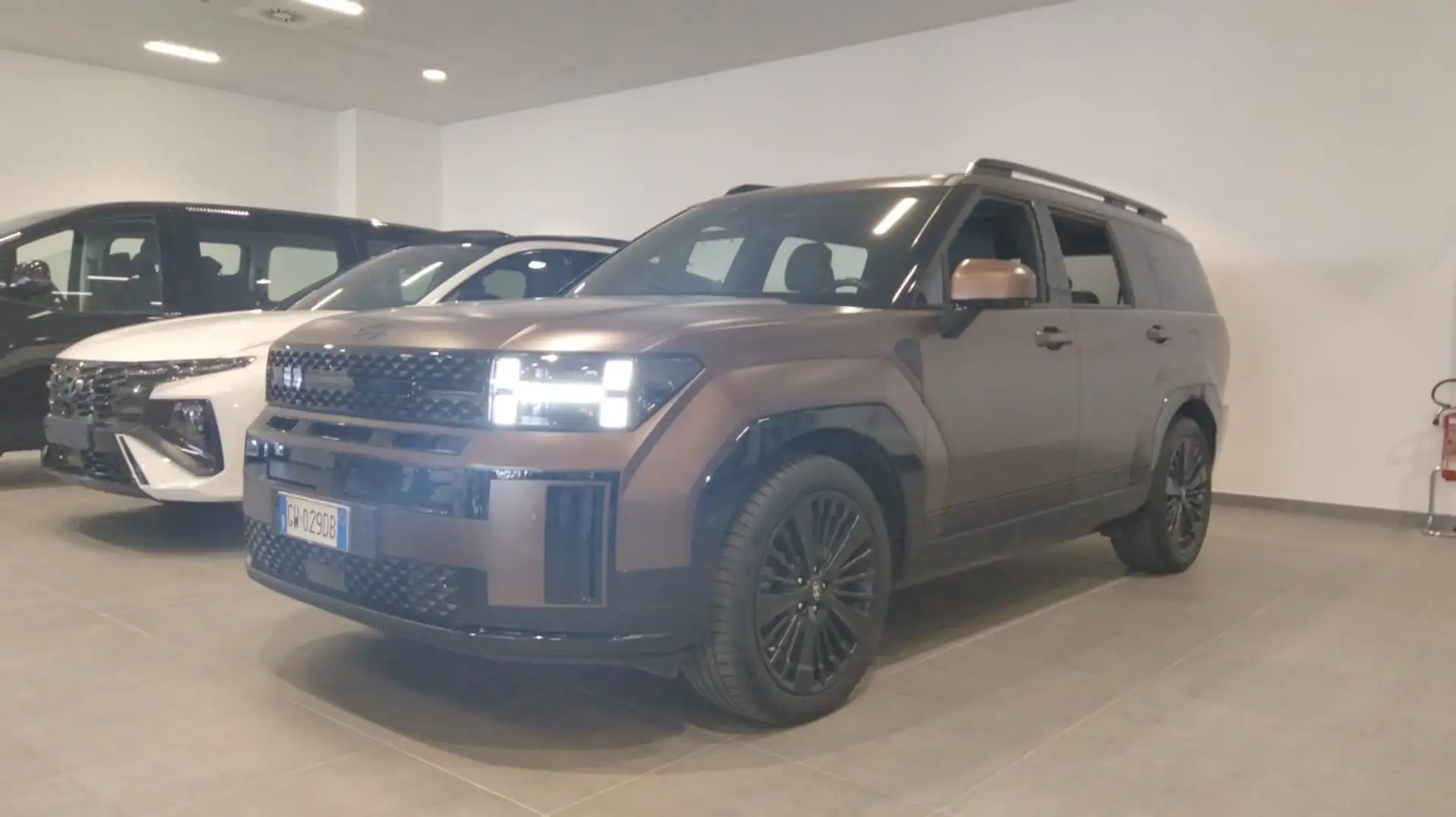 Hyundai SANTA FE Santa Fe 1.6 T-GDi HEV 4WD AT 7 posti XClass Braun - 1