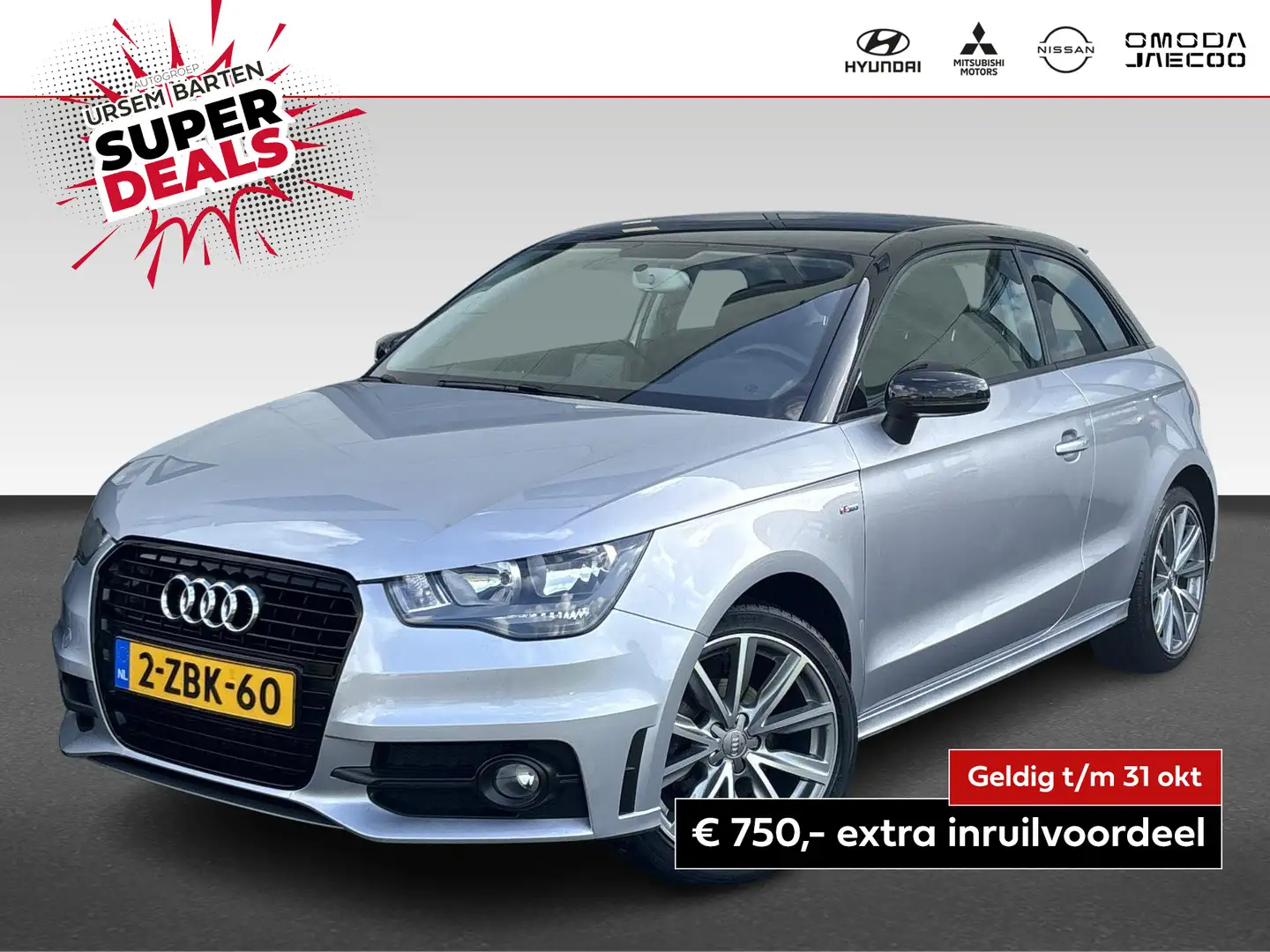 Audi A1 1.2 TFSI Admired | Navigatie | Airco Argent - 1