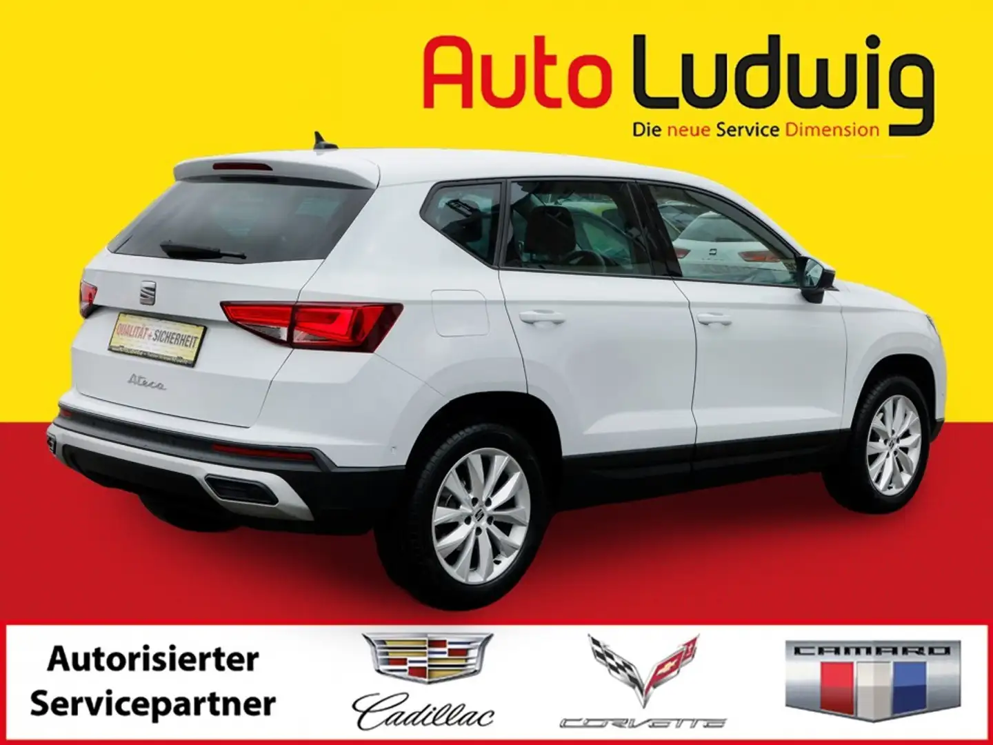 SEAT Ateca 1,5 Style TSI DSG*NAVI*LED*PARKASSIST*AHK*SHZ*T... Weiß - 2
