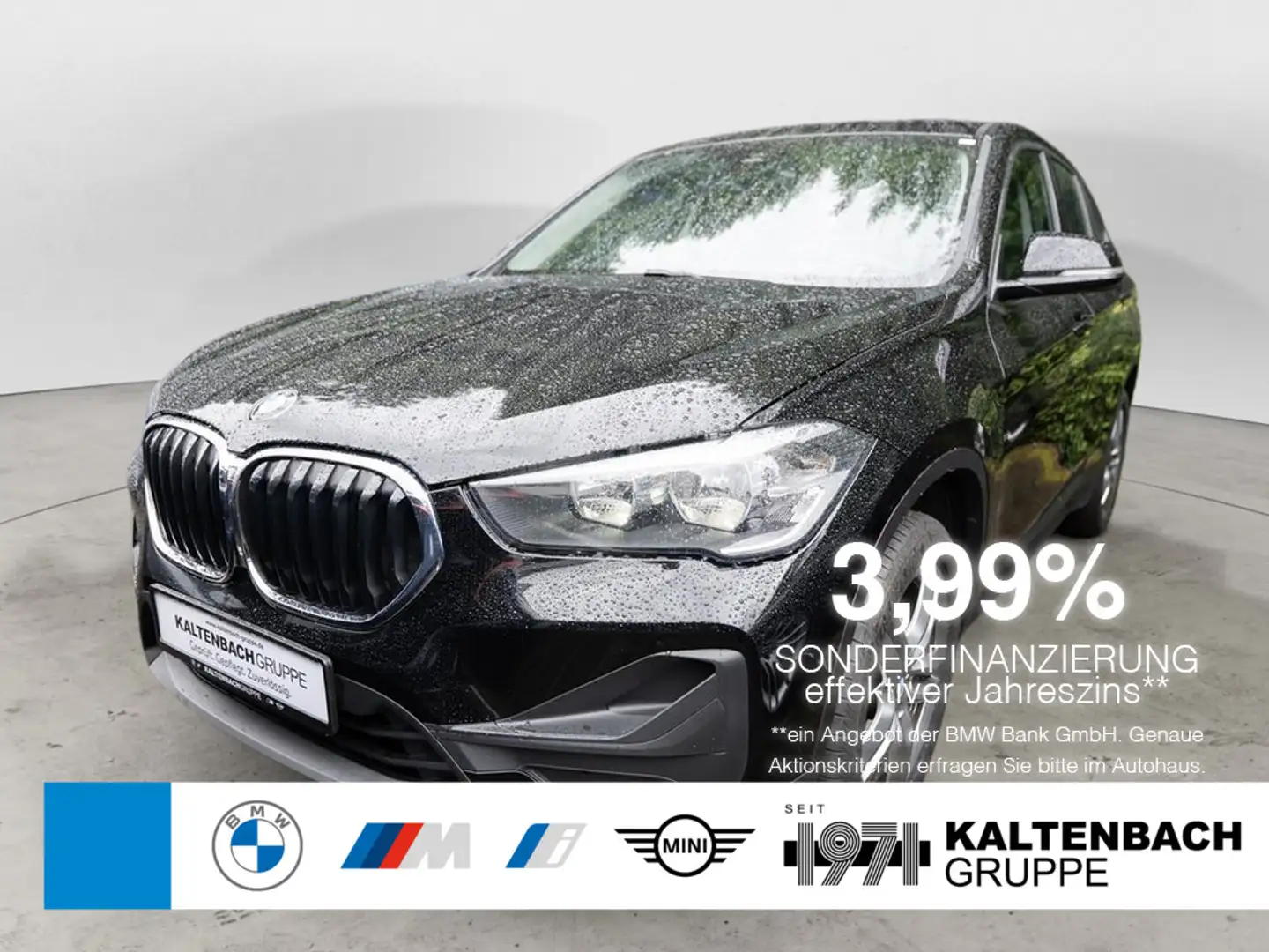BMW X1 sDrive 18i Advantage AHK NAVI SHZ PDC Noir - 1