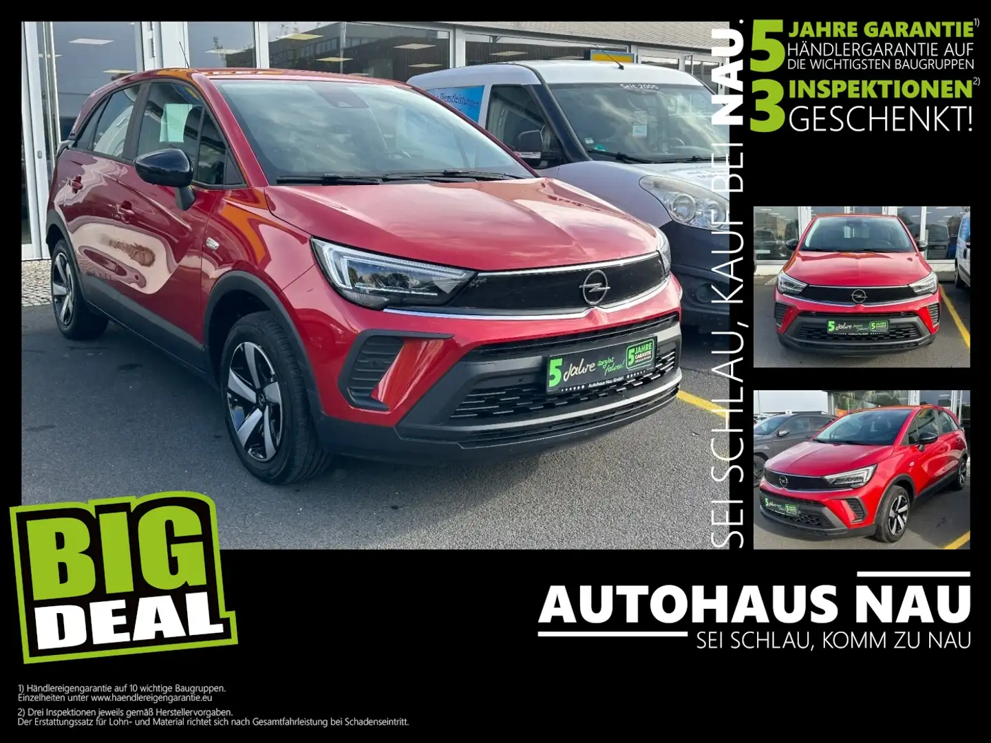 Opel Crossland 1.2 Turbo Edition inkl. Big Deal Paket Rood - 1