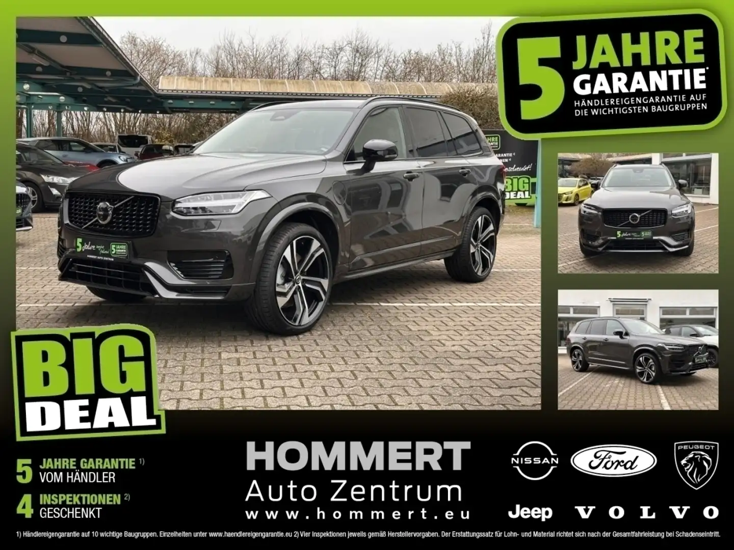 Volvo XC90 T8 Recharge AWD Ultra Dark *Pano*HeadUp*B&W Grau - 1