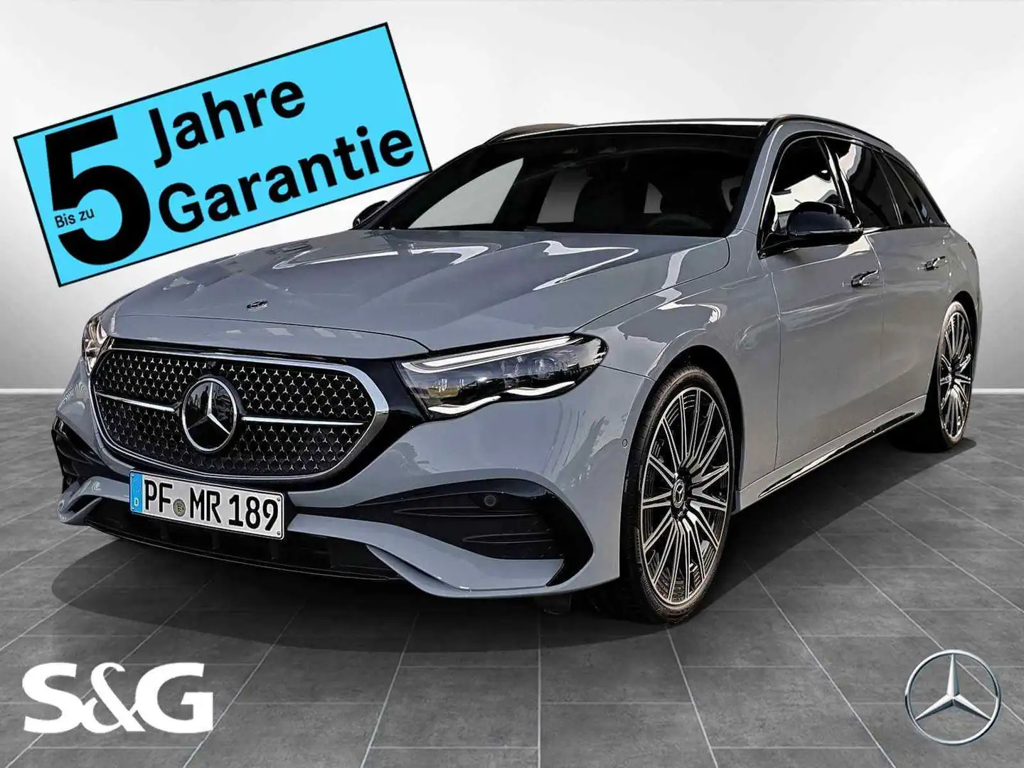 Mercedes-Benz E 220 d T AMG MBUX+360°+DIG-LED+Pano+AHK+Distron Grau - 1