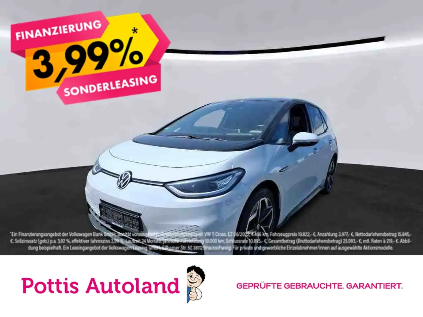 Volkswagen ID.3 PRO S TOUR NAVI KAMERA SITZHZG LED Weiß - 1