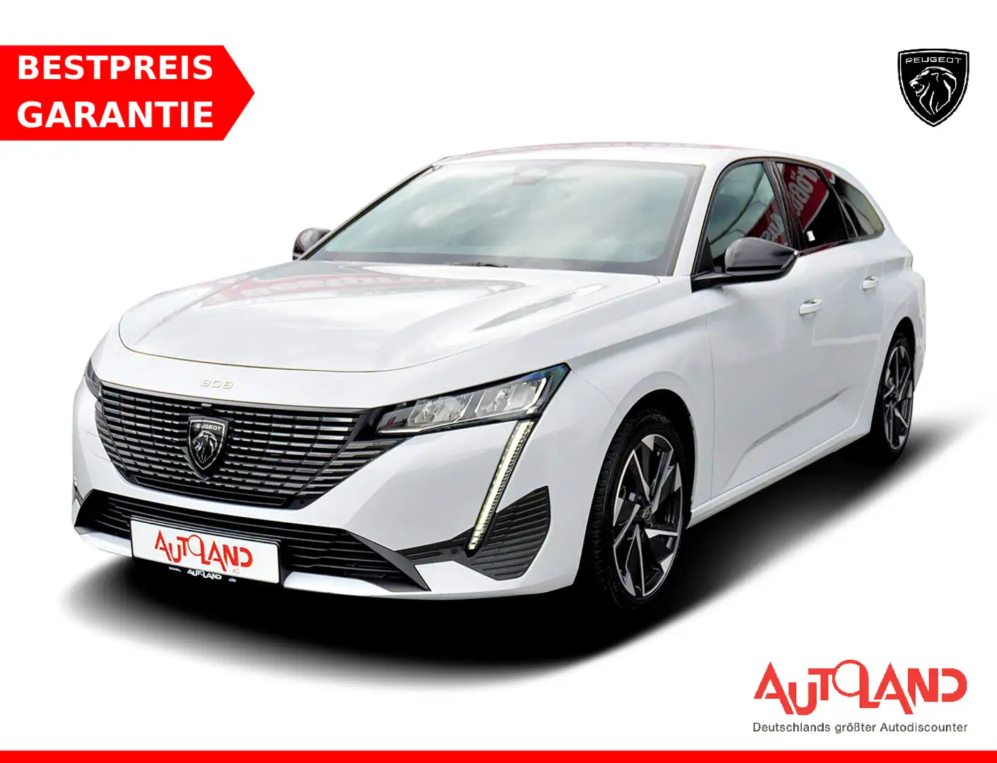 Peugeot 308 SW 1.5 Blue-HDi Active Pack Aut. LED ACC PDC Weiß - 1