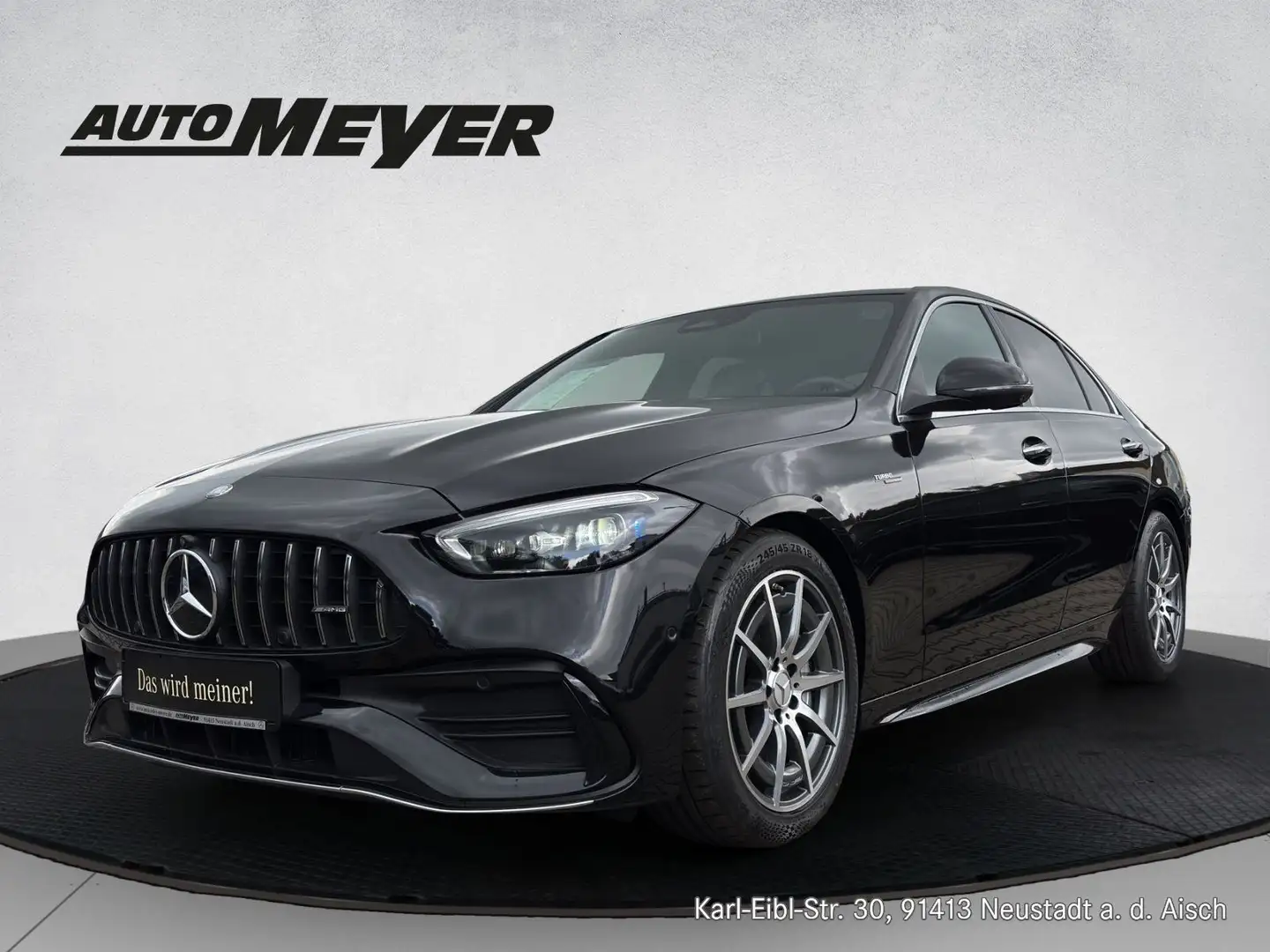 Mercedes-Benz C 43 AMG 4M+PANO+HUD+360°+BURMESTER+DIGITAL+AMBI Noir - 1