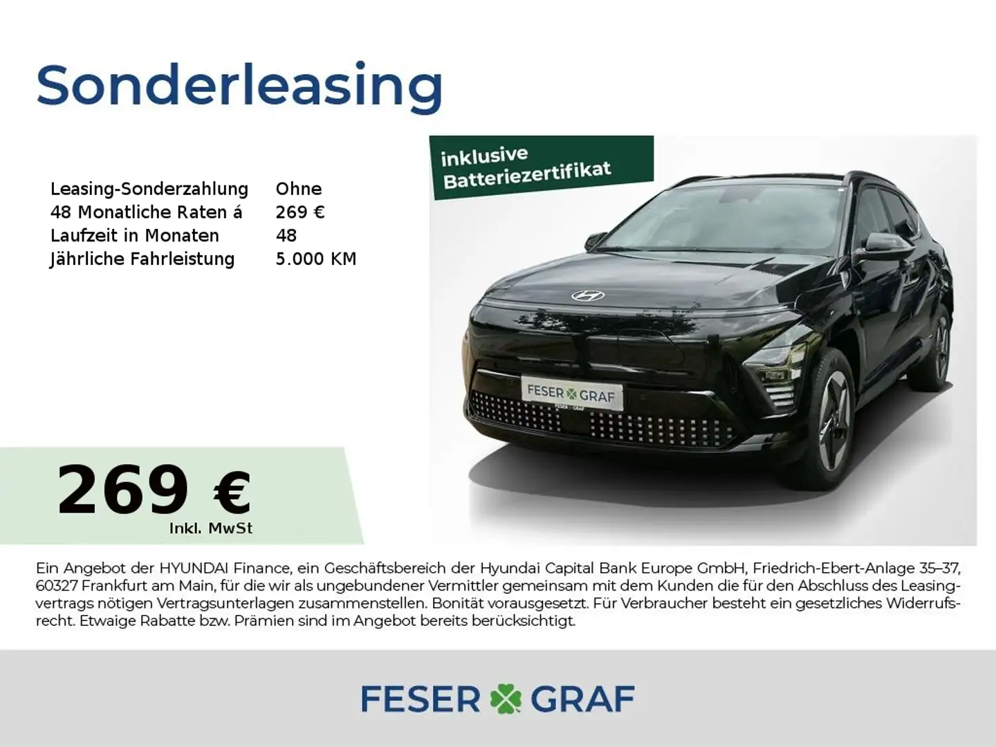 Hyundai KONA TREND NAVI KAMERA LED SHZ LHZ CARPLAY Zwart - 1