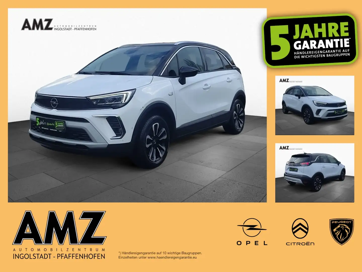 Opel Crossland Automatik Anhängerkupp.*TopAusstattung Wit - 1