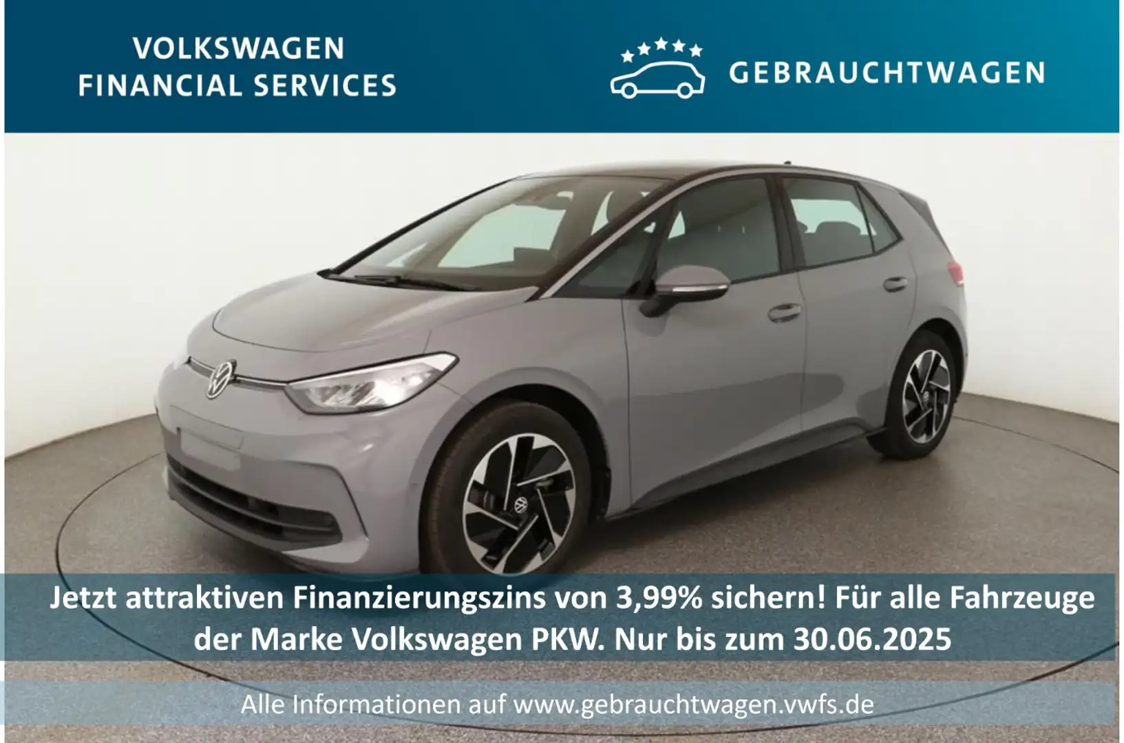 Volkswagen ID.3 Pro 150kW RFK*PDC*Tempo*Klima*SH Grau - 1
