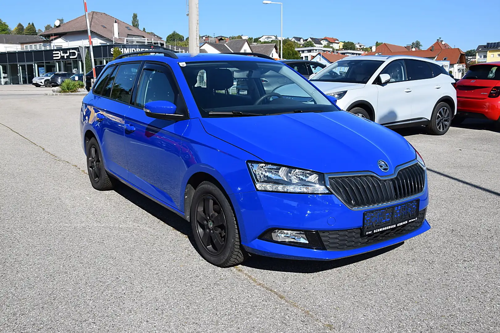 Skoda Fabia Combi Active 1,0 TSI **8 Fach Bereift, AHK** Blau - 2