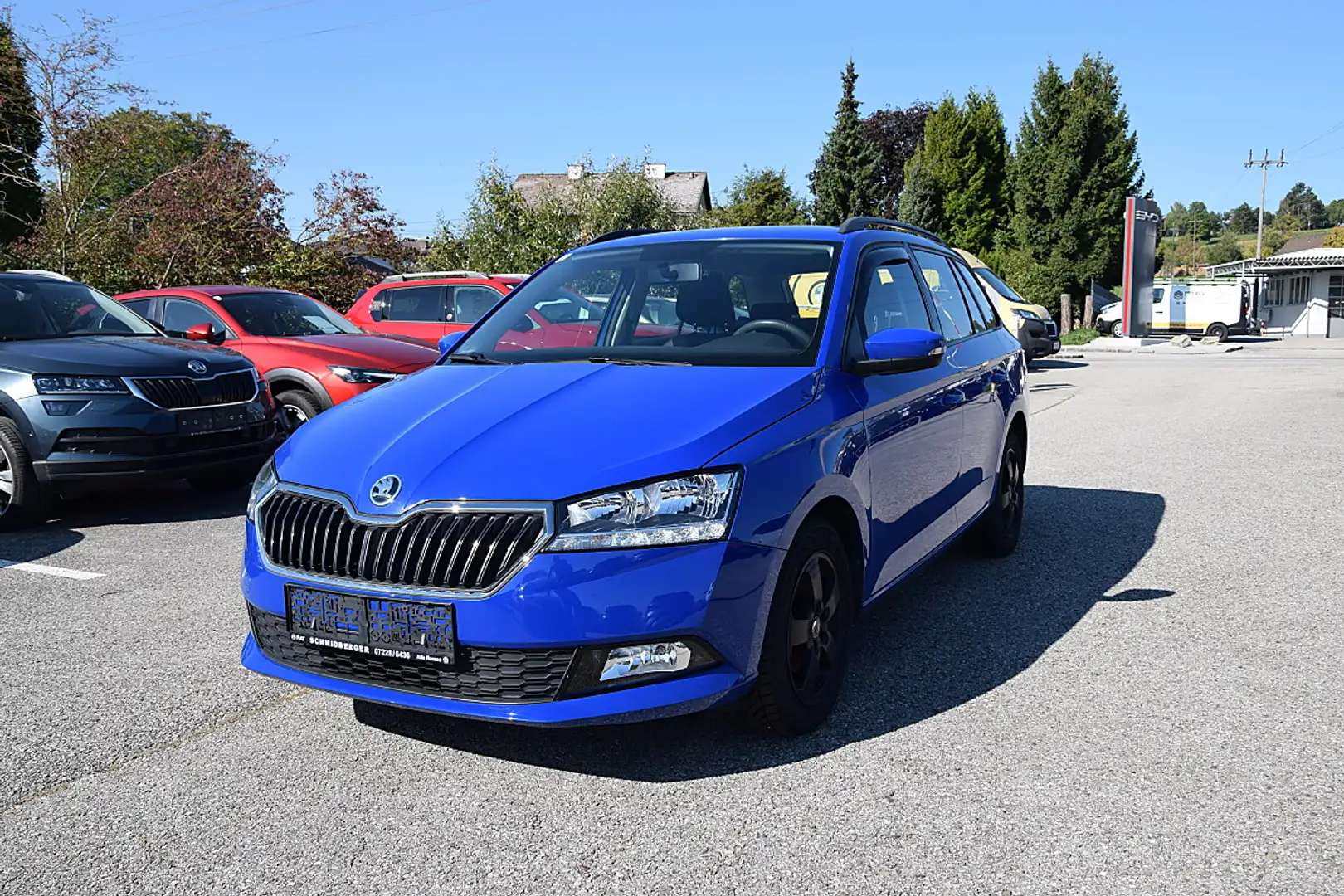 Skoda Fabia Combi Active 1,0 TSI **8 Fach Bereift, AHK** Blau - 1