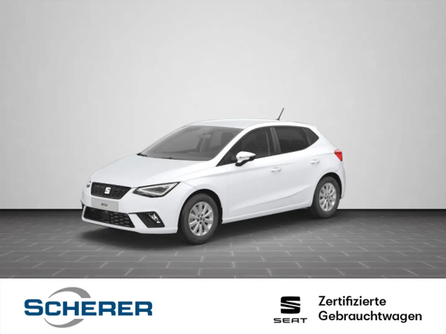 SEAT Ibiza Style 1.0 TSI NAVI CARPLAY SHZ LED GJR Weiß - 1