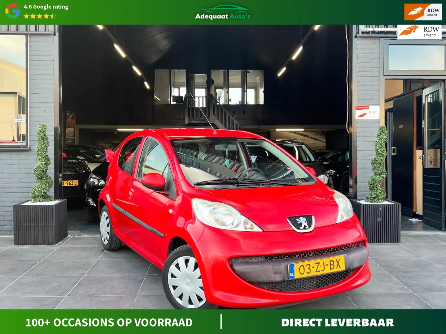 Peugeot 107 1.0-12V XS|Elektrische ramen|5 deuren|APK|NAP Rot - 1