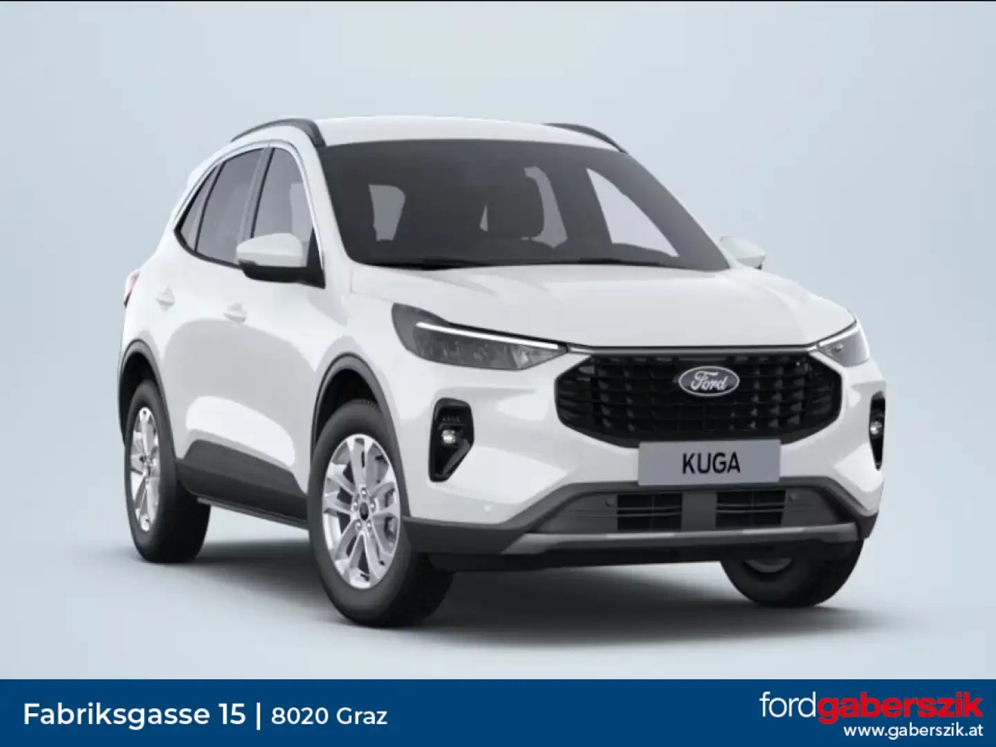Ford Kuga 2,5 Duratec FHEV Titanium Aut. Weiß - 1