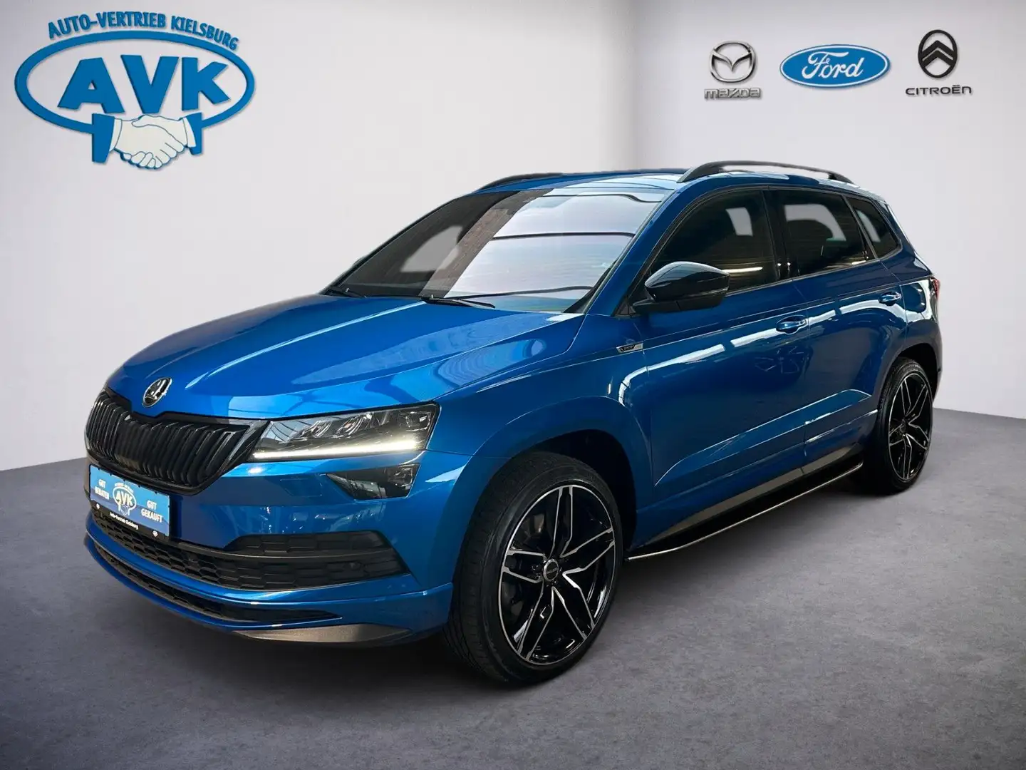 Skoda Karoq Sportline 4x4 Bleu - 2
