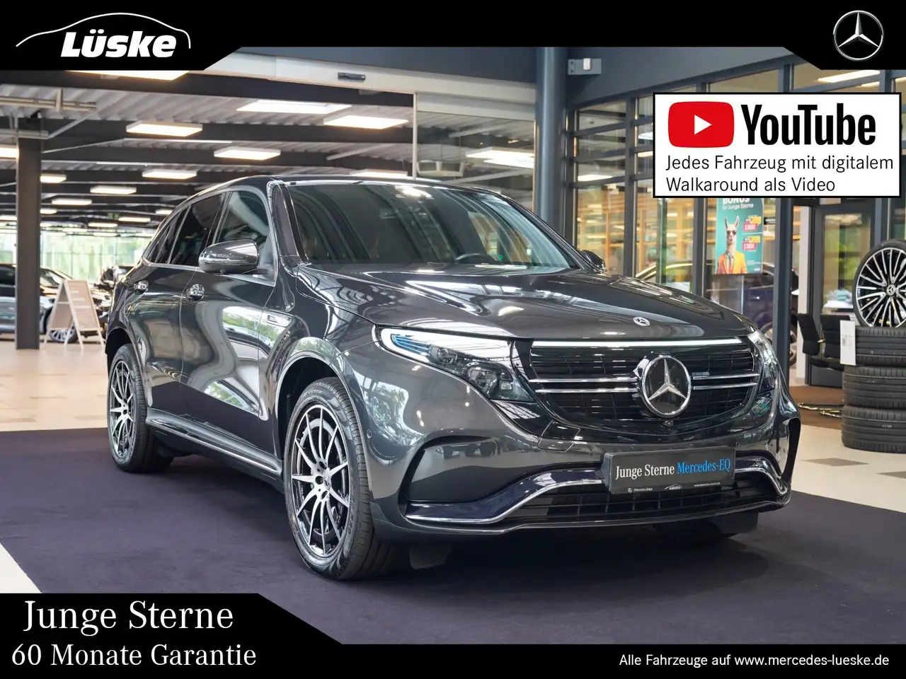 Mercedes-Benz EQC 400 4M AMG Line Leder Fahrassistenz Head-up