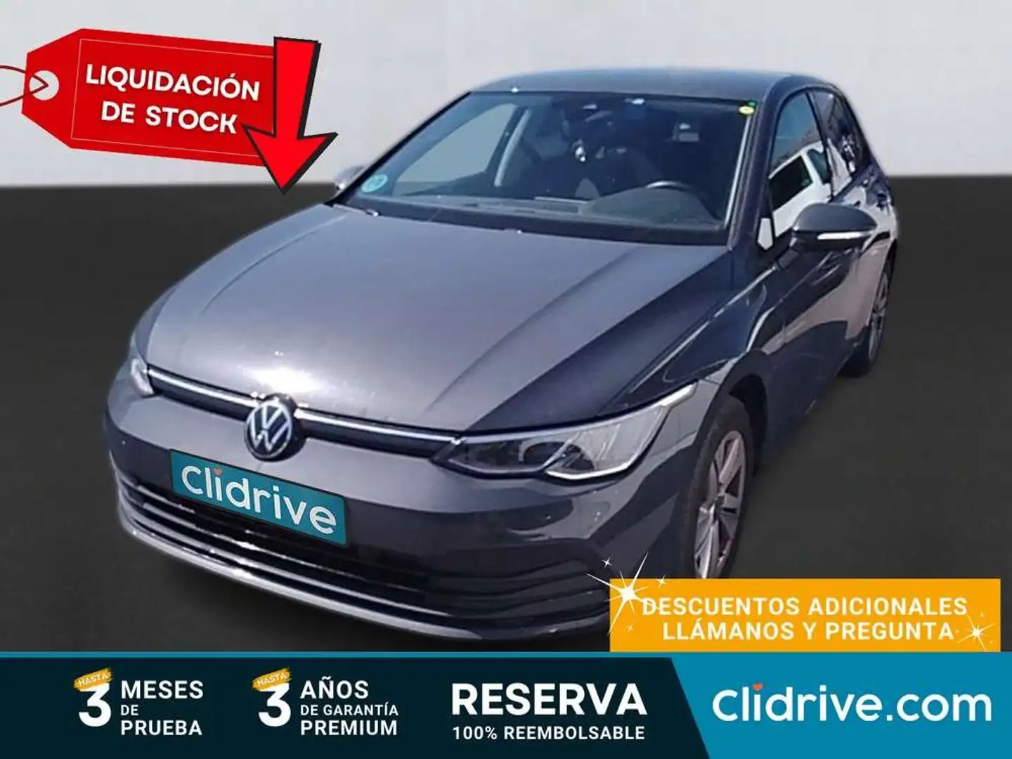 Volkswagen Golf 2.0TDI Life 85kW Gris - 1