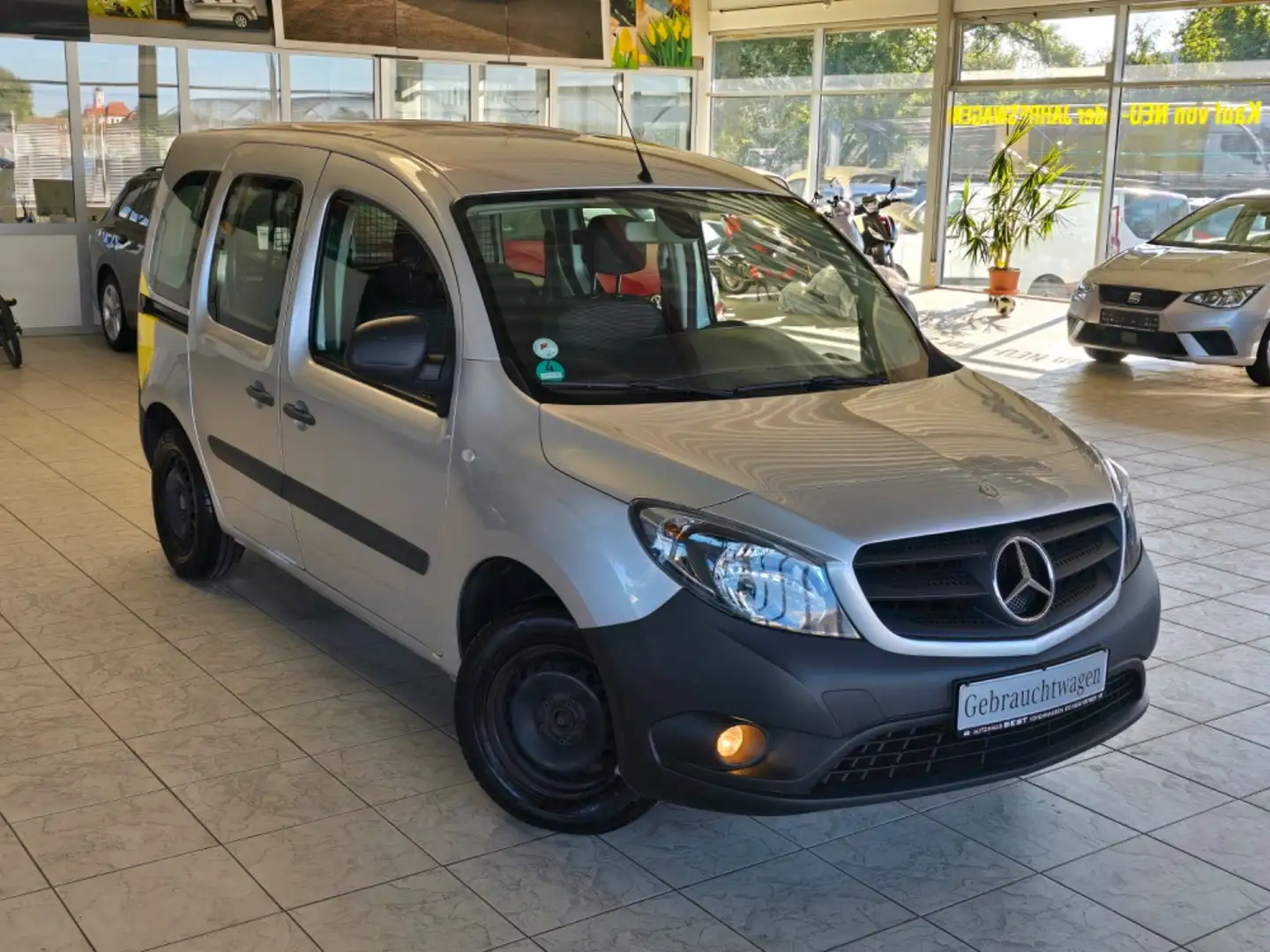 Mercedes-Benz Citan Kombi 108 CDI lang KLIMA SHZ PDC Argent - 2