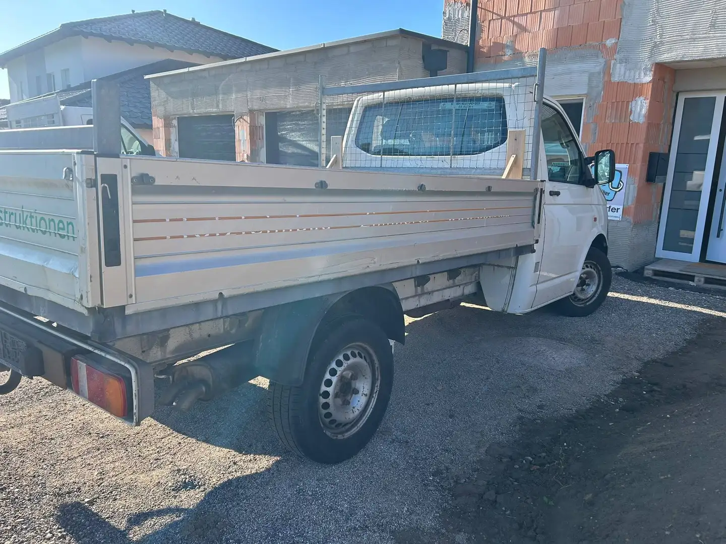 Volkswagen T5 Transporter Pritsche Weiß - 2