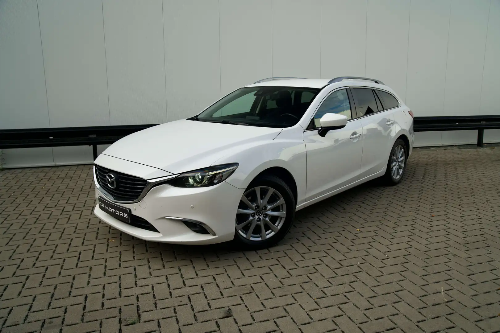Mazda 6 2.2 BREAK FACELIFT AUTOMAAT HISTORIEK BTW Blanc - 1