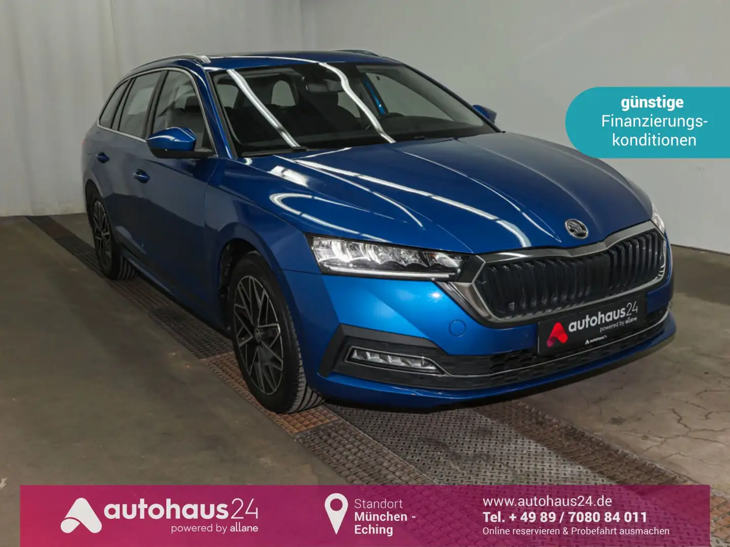 Skoda Octavia Combi 2.0 TDI Style|LED|NAV|PDC|Pano|SHZ Blau - 1