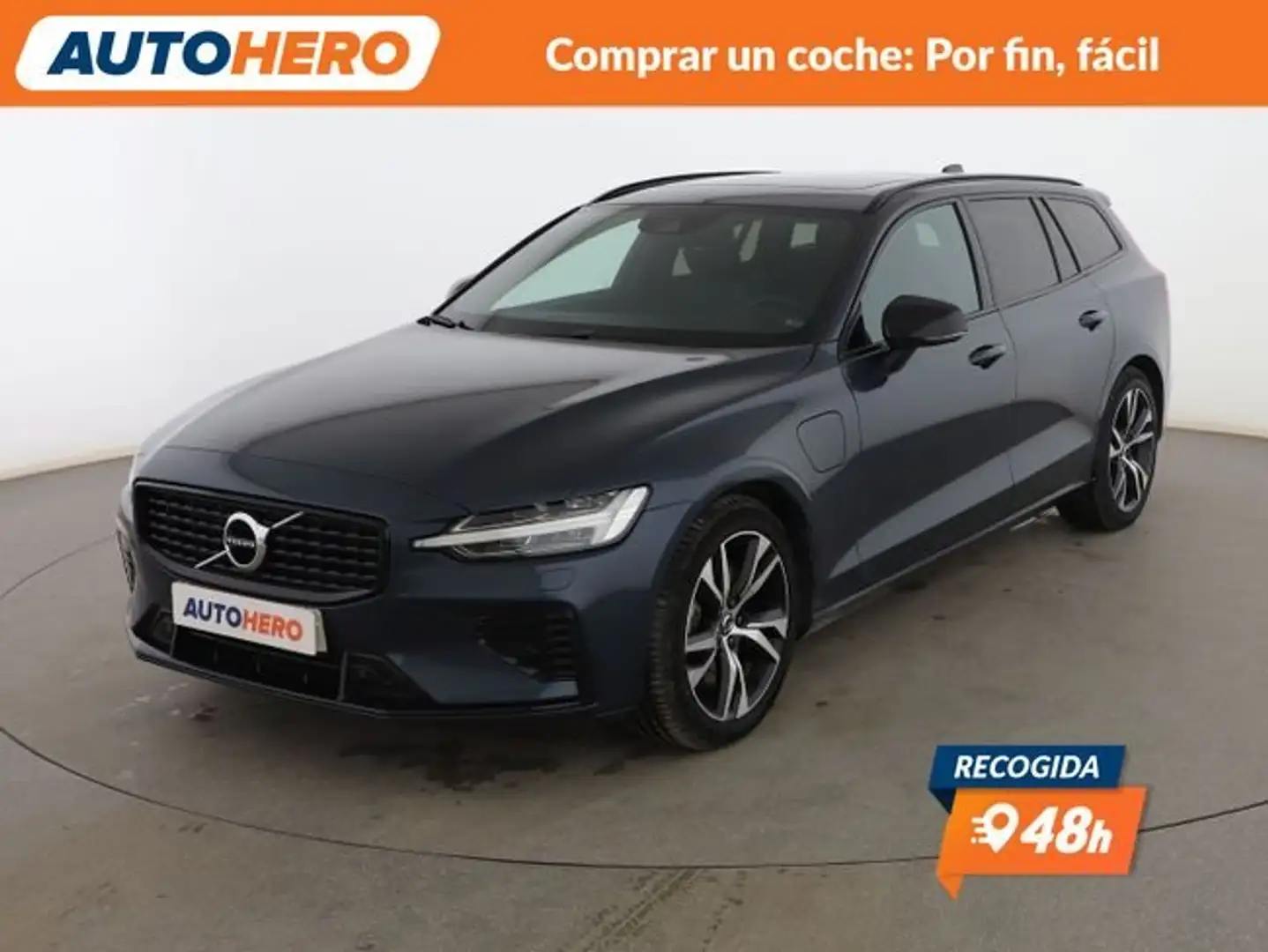 Volvo V60 2.0 T6 Recharge Plug-in Hybrid Plus Dark AWD Bleu - 1