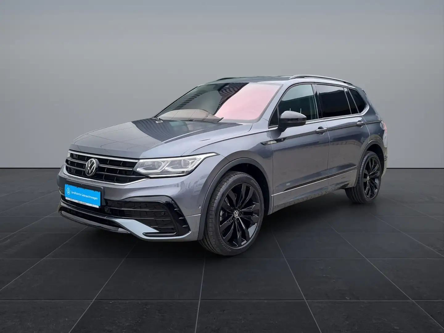 Volkswagen Tiguan Allspace 2.0 TSI DSG 4Mo R-Line+MATRIX+LEDER+AHK+NAVI+HARM Grigio - 2