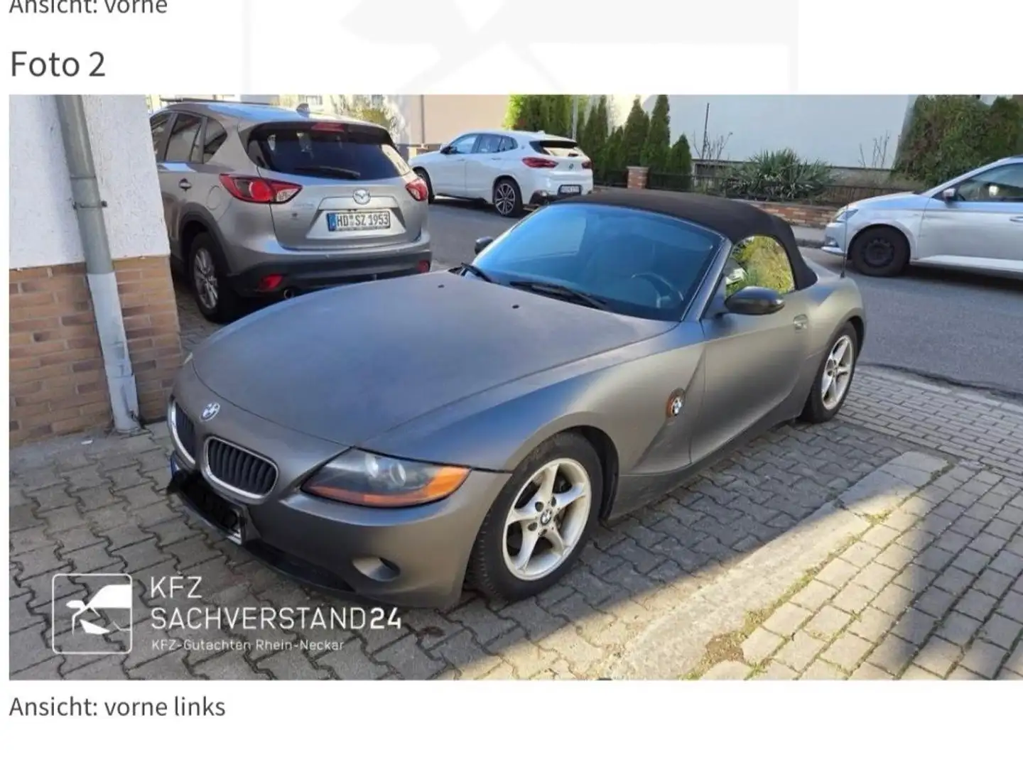 BMW Z4 Z4 roadster 2.2i Grau - 2
