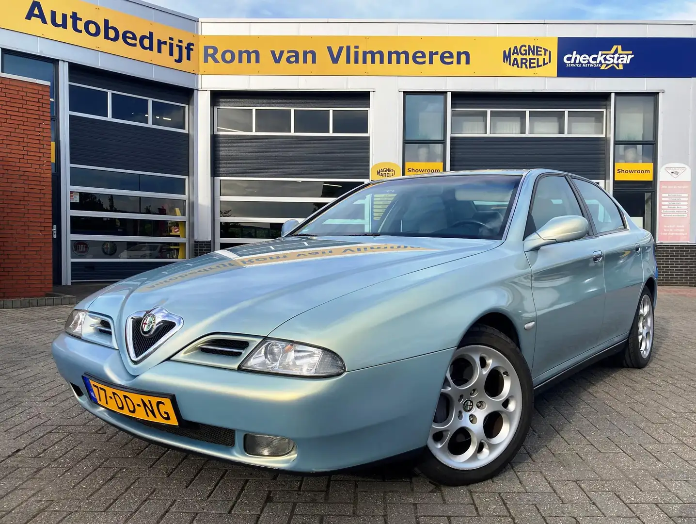 Alfa Romeo 166 2.5 V6 Sportronic Zeer unieke verschijning, mooie Blauw - 1