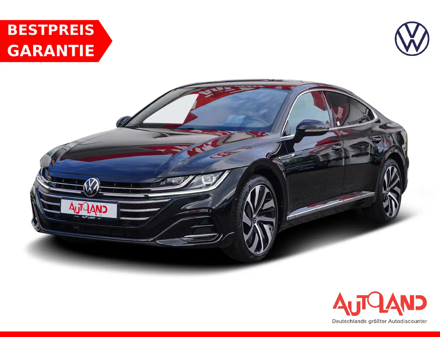 Volkswagen Arteon 2.0 TDI R-Line DSG LED Navi Head-Up ACC Noir - 1