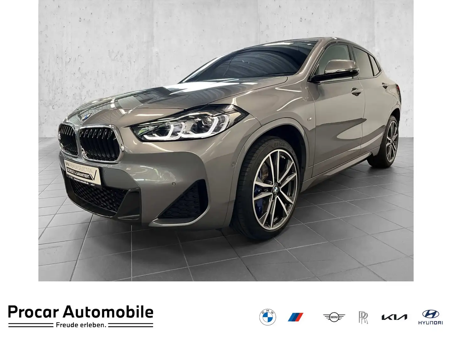 BMW X2 xDrive20i M Sport HUD RFK NAVI LED PDC V+H Grijs - 1