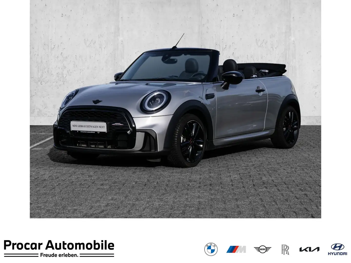 MINI Cooper Cabrio Cooper JCW RFK DA DAB NAVI CarPlay Apt.FW Silber - 1