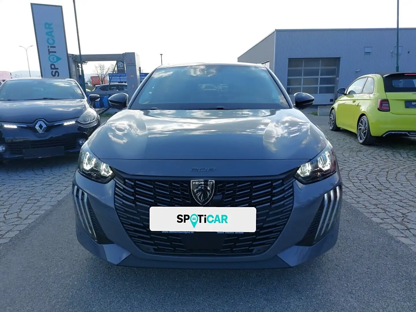 Peugeot 208 Hybrid 110 e-DCS6 Allure Grau - 2