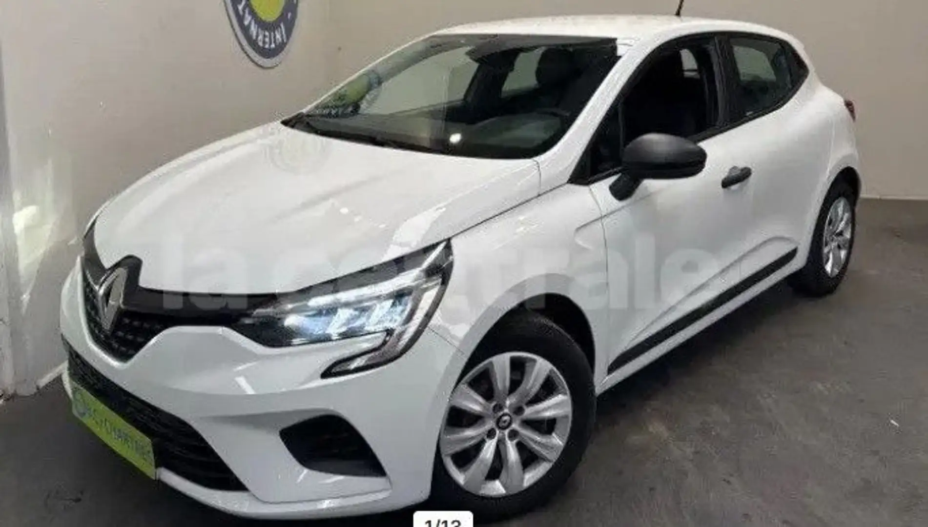 Renault Clio Société 1.0Sce 65ch Climatisation GPS 2 places TVA Blanc - 2