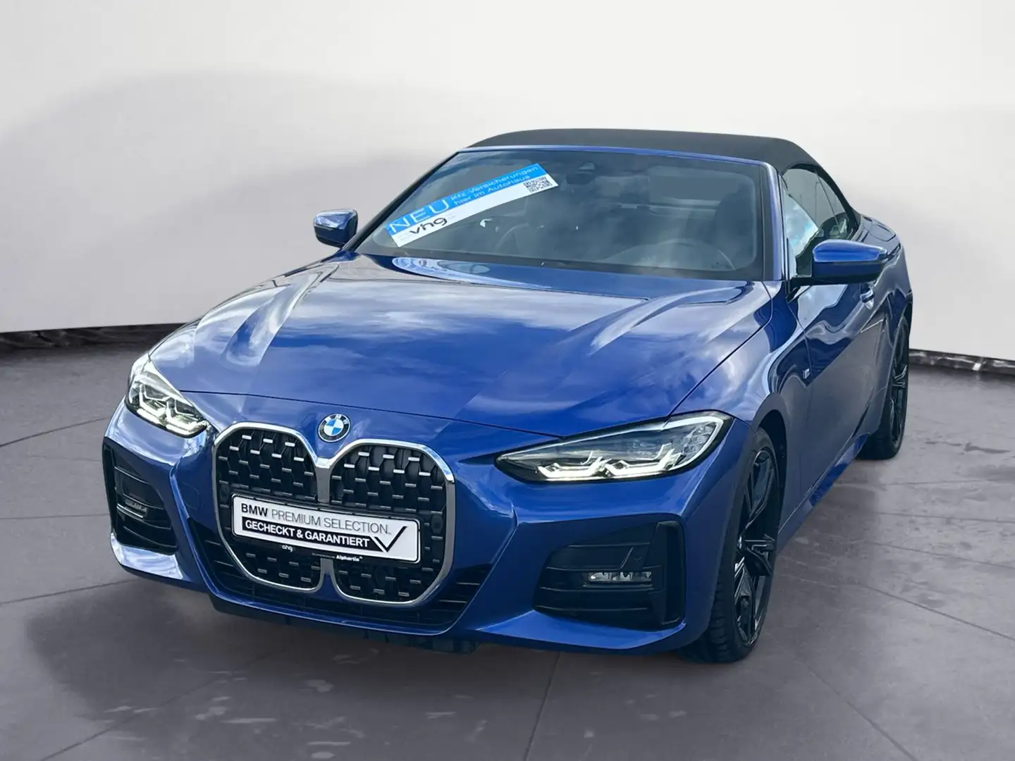BMW 420 i Cabrio M Sport Sport Aut. Klimaaut. HIFI Blau - 2