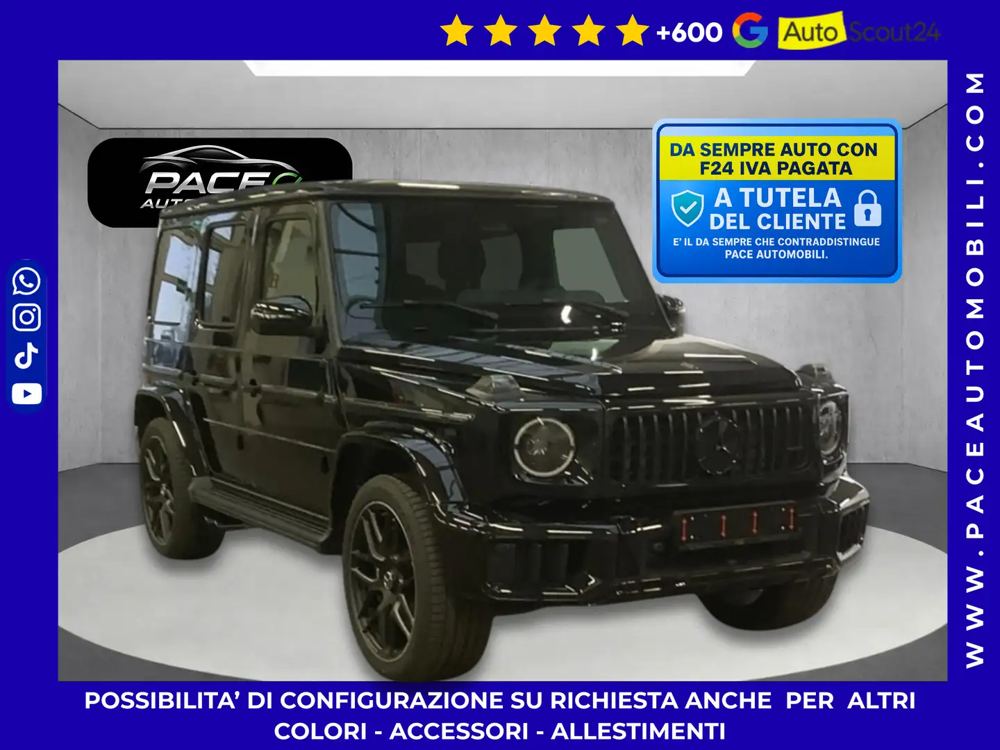 Mercedes-Benz G 63 AMG 2026 FACE LIFT LED PDC KAMERA MULTIBEAM KAMERA 360 Nero - 1